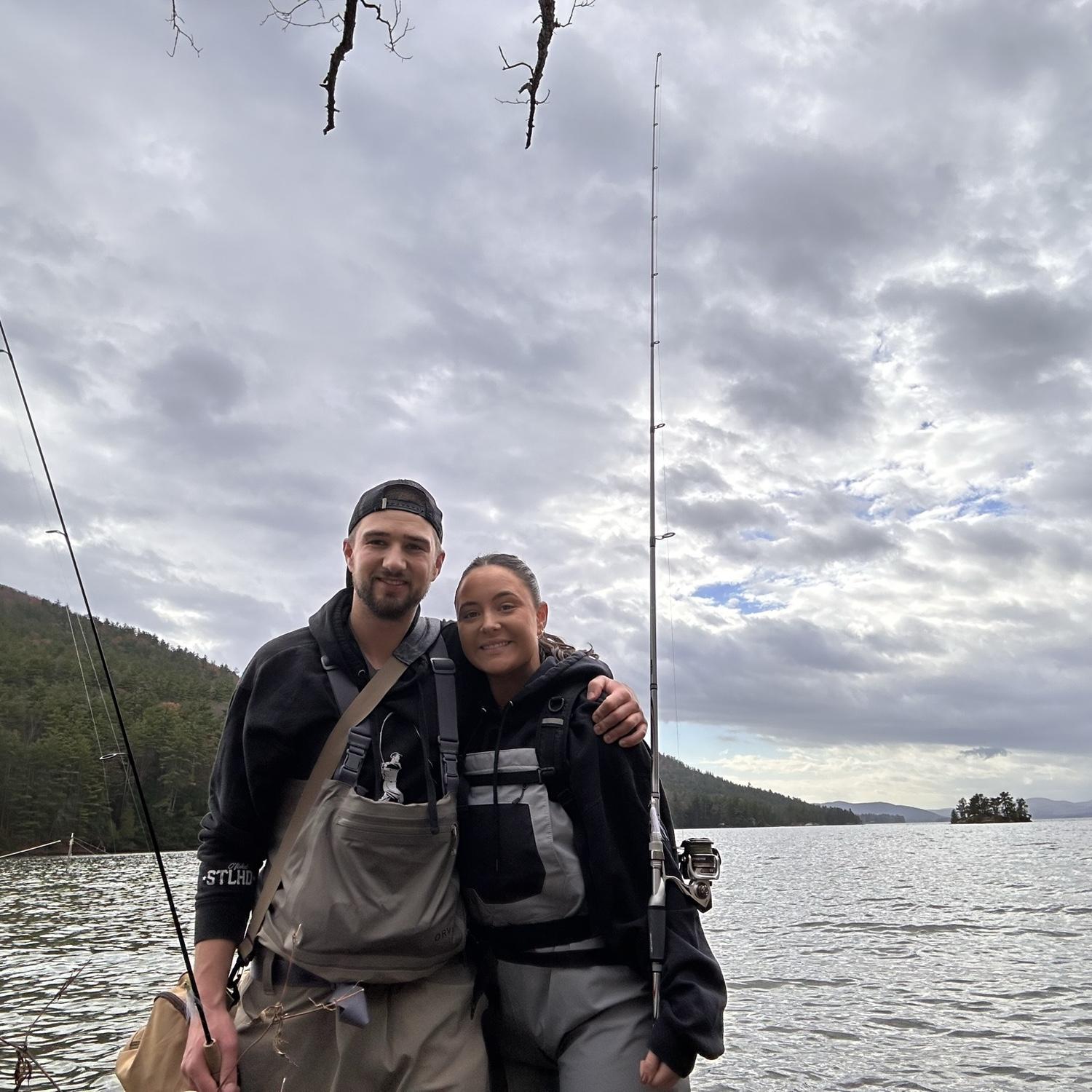 James bringing Emily to Lake George