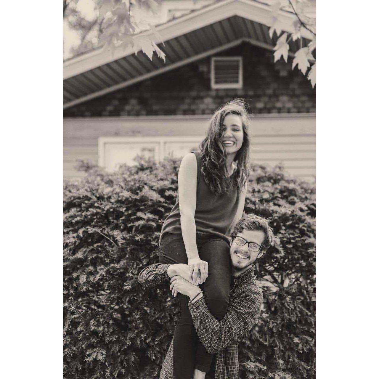 Outside of Kiska's apartment in Goshen circa 2017.