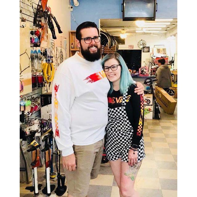 2018 - Daniel hosted a solo art show in the bike shop he worked at during the annual classic car show in Seal Beach, CA
