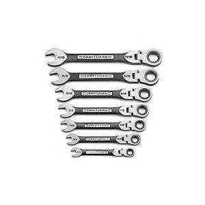 Craftsman 7-Piece Inch Universal Ratcheting Flex Wrench Set, #35271