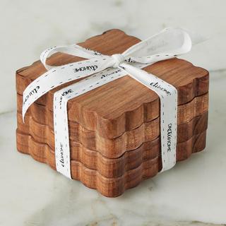 Scalloped Coaster, Set of 4