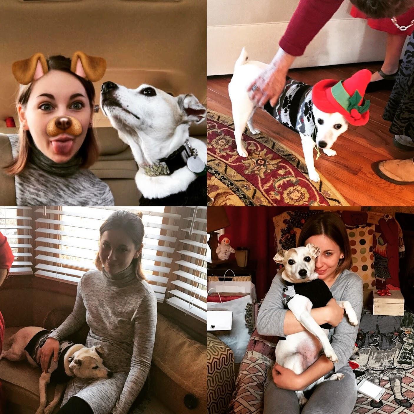 December 25, 2016: First Christmas with Sybyl. We missed Kyle!!