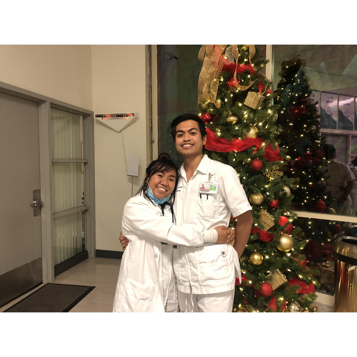Last clinical together before graduating, December 2020.