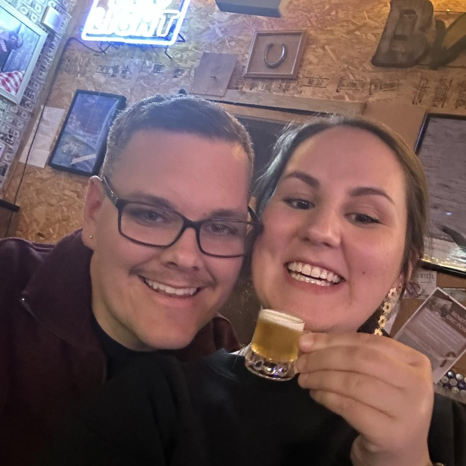 Mini beers at The Barn in Illinois