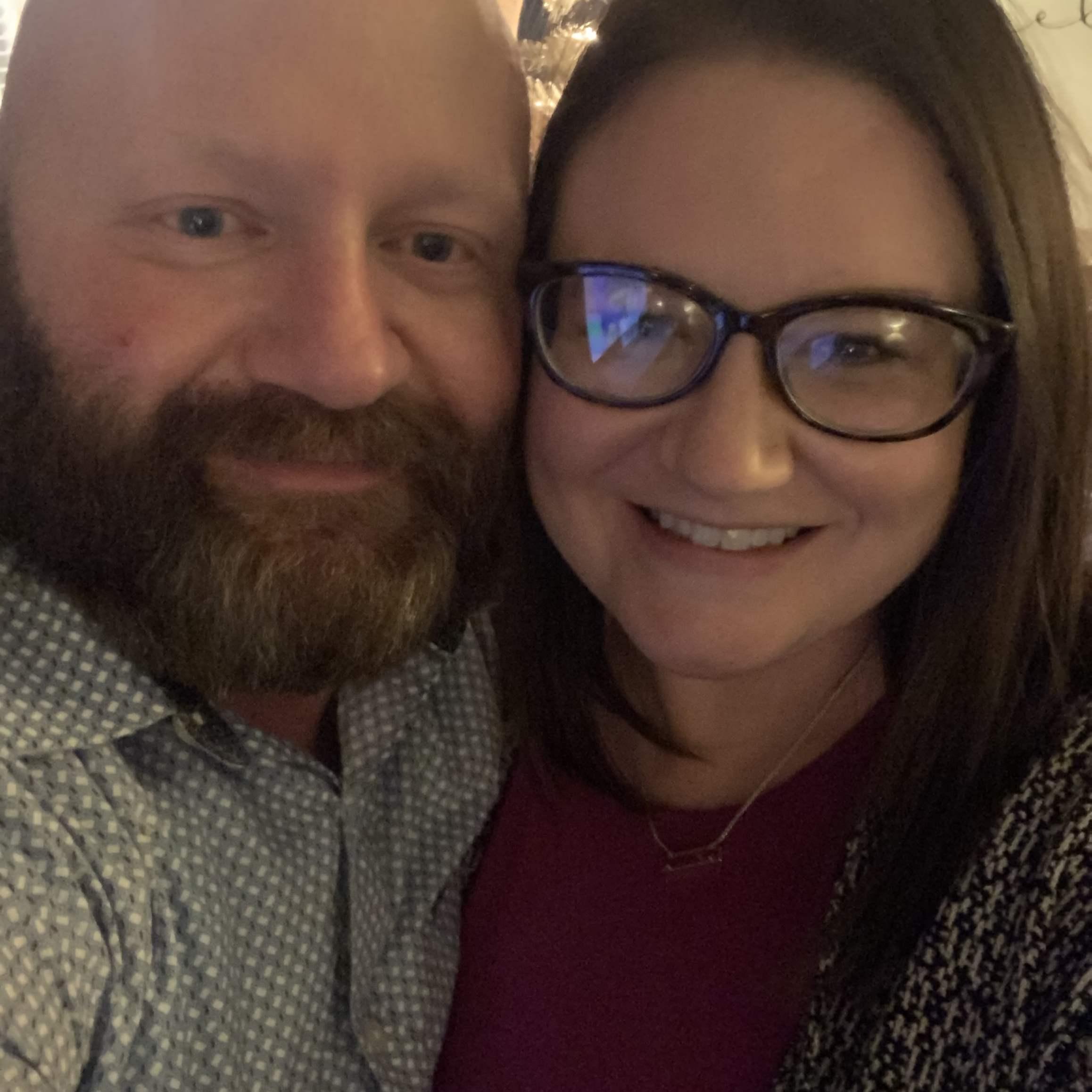Our first picture together on New Year's 2021!