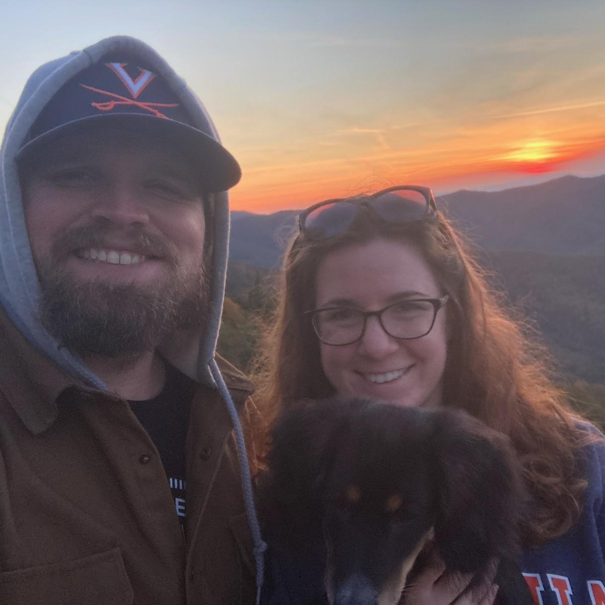 Blue Ridge Mtns sunset, VA
