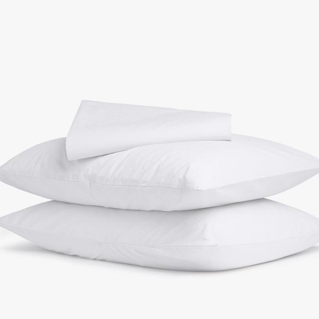 Percale Sheet Set + Top Sheet - King/White