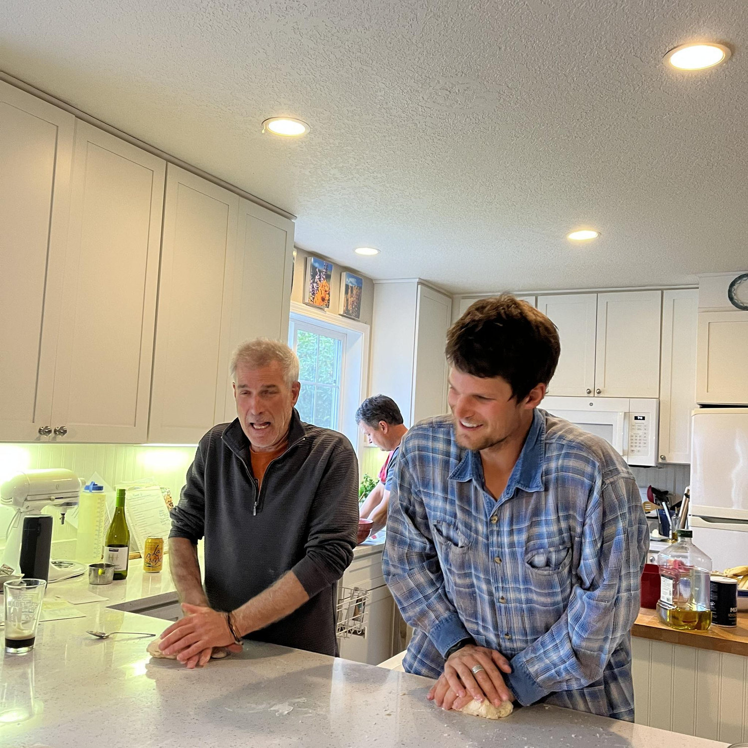 Dick and Danny making dinner!