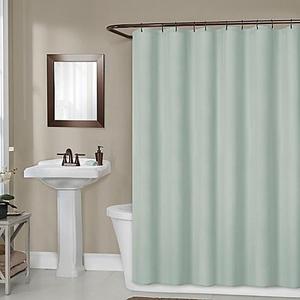 Titan 70-Inch x 72-Inch Fabric Shower Curtain Liner in White