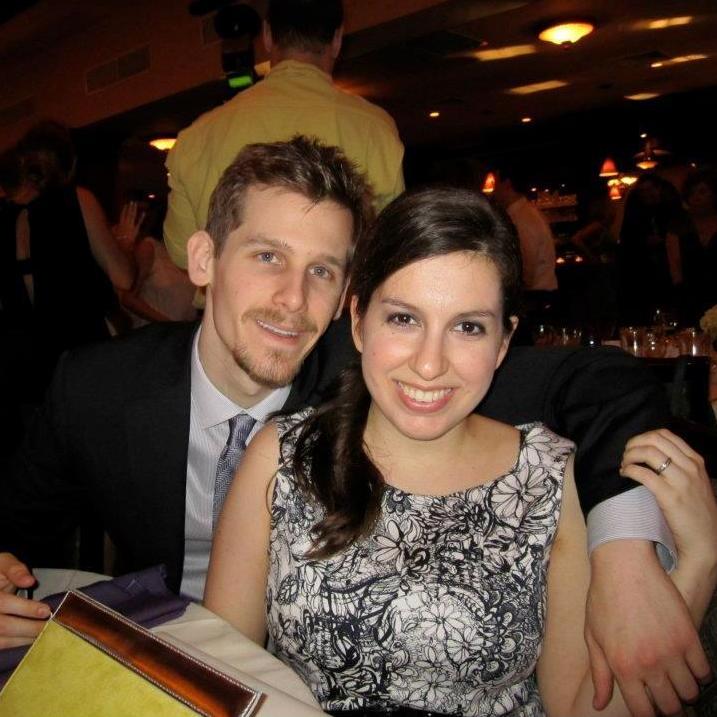 At Kristin and Jay's wedding