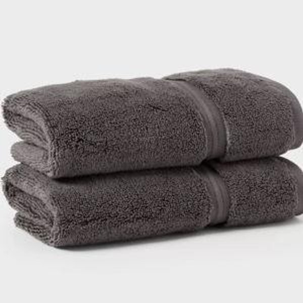 Spa Plush 2pk Hand Towels - Threshold™ - Dark Gray