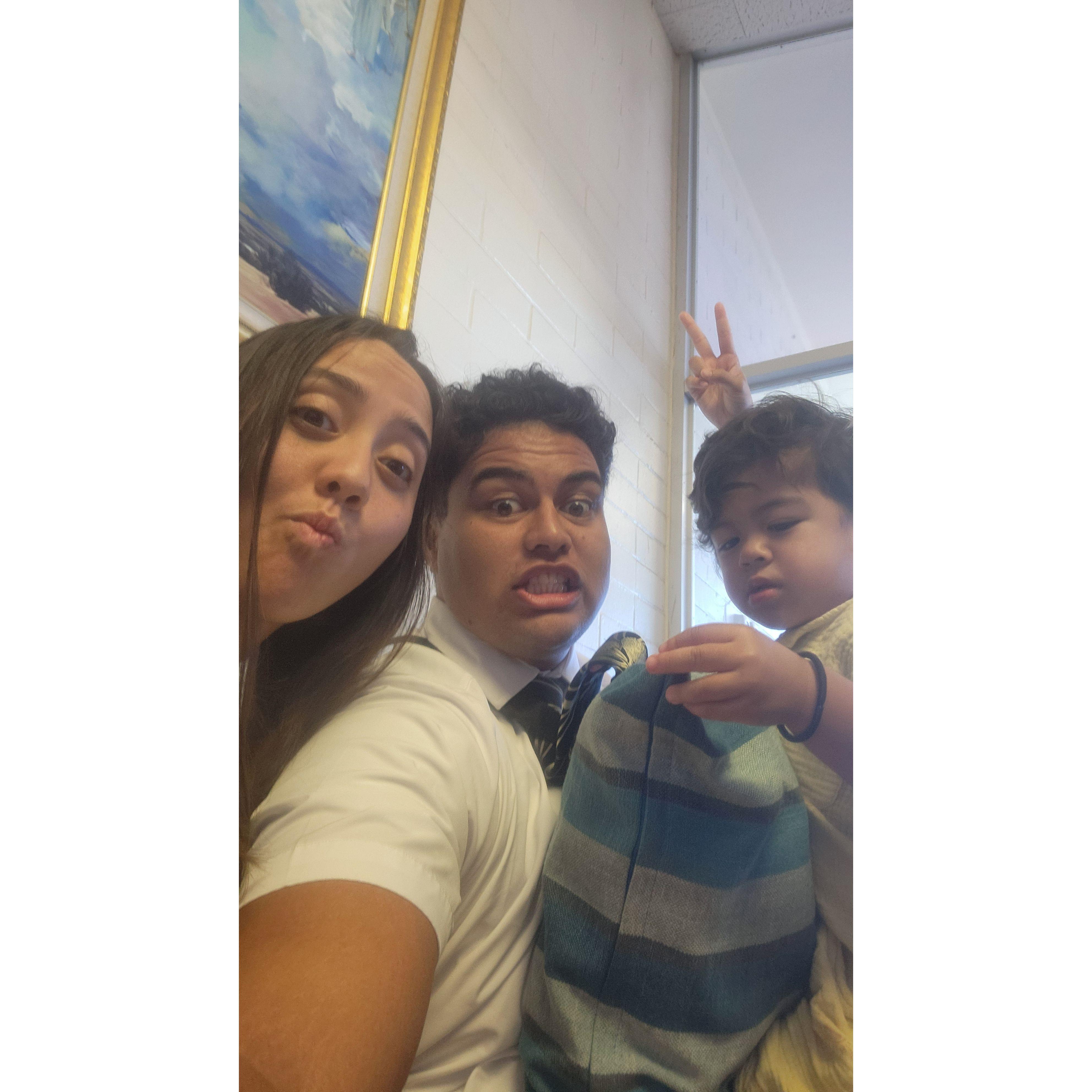 September 15 - Isaac and Alexee first time together at the Makawao Ward featuring Paipai.