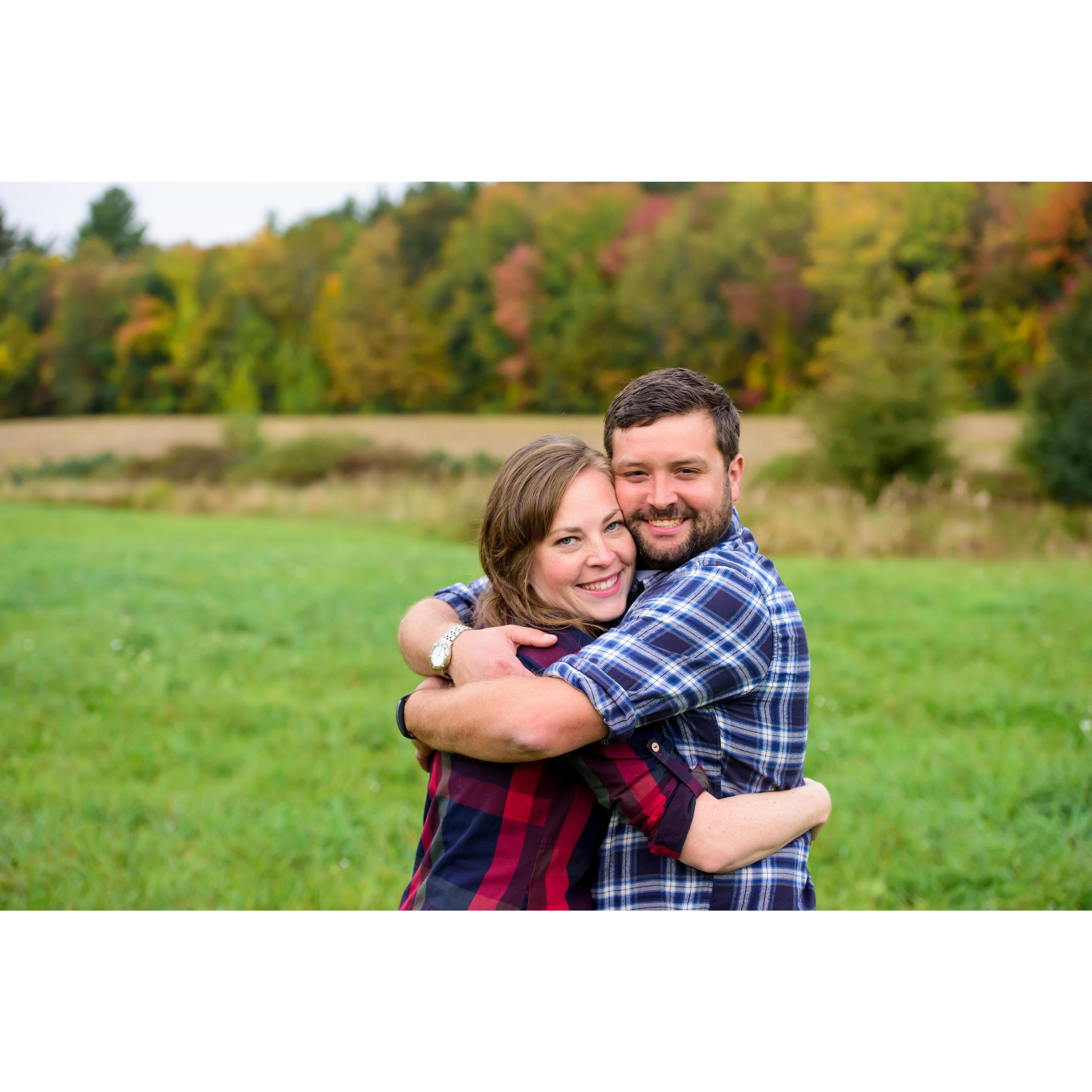 Family photo shoot, Fall 2017