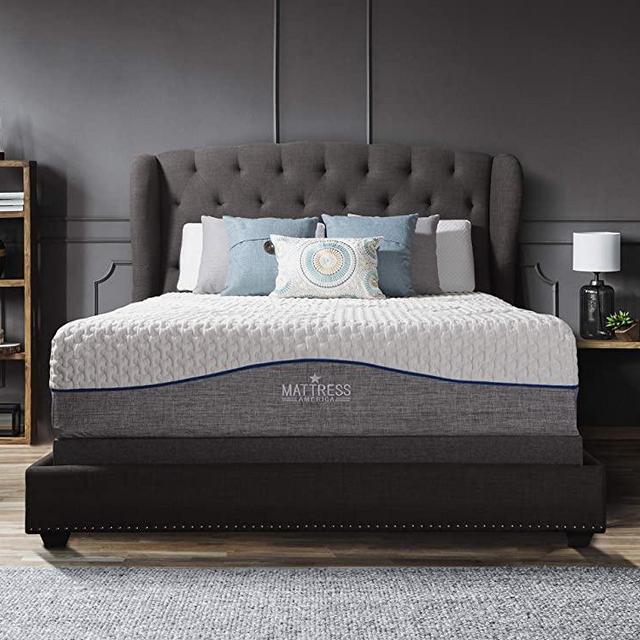 Mattress America Revive Gel Memory Foam Mattress, 12" H, King