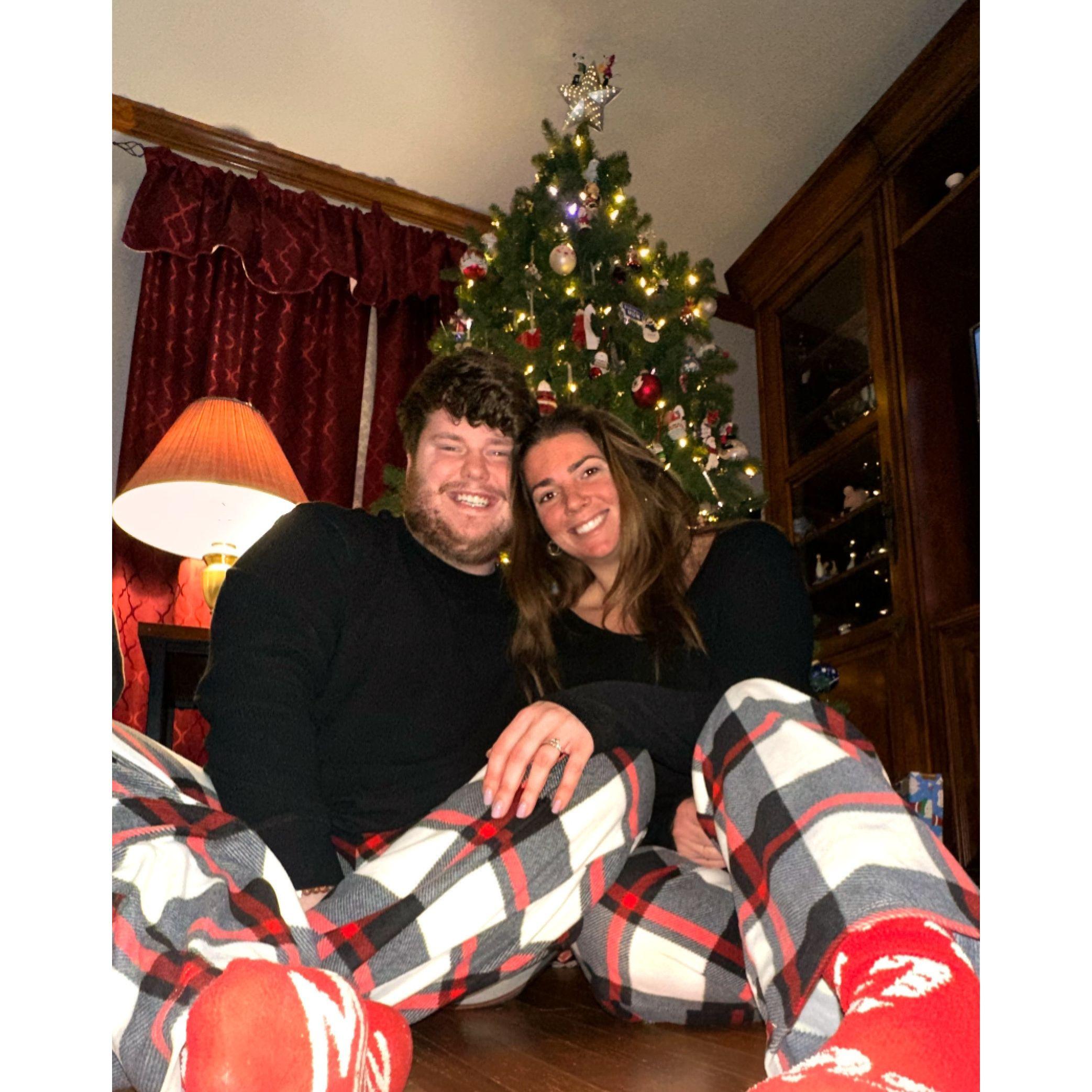 Noah and MAckenzie's first Christmas spent together in PA!