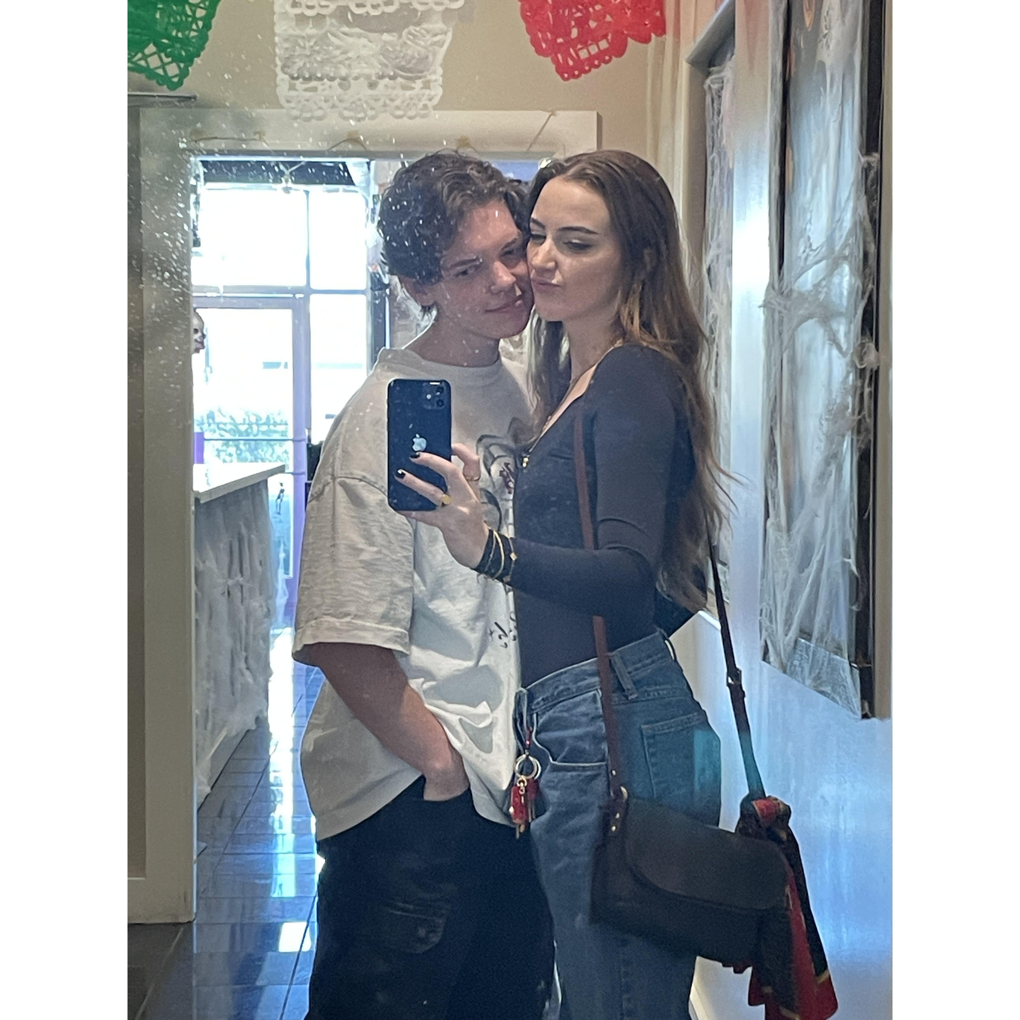 Tamale date! Except they were out of tamales, so we settled for birria tacos instead.