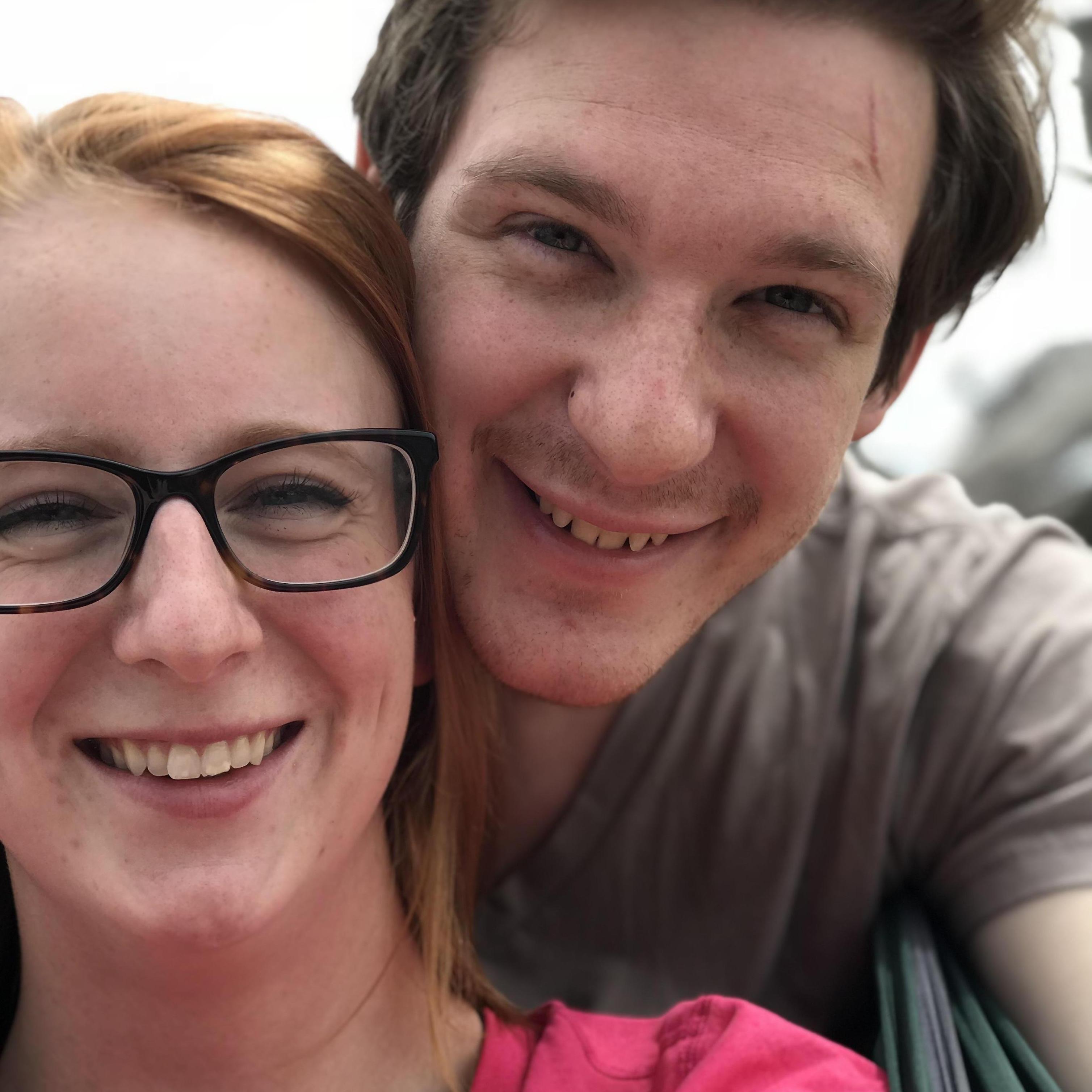 Our first picture together out on a hiking trip in Summer 2018!
