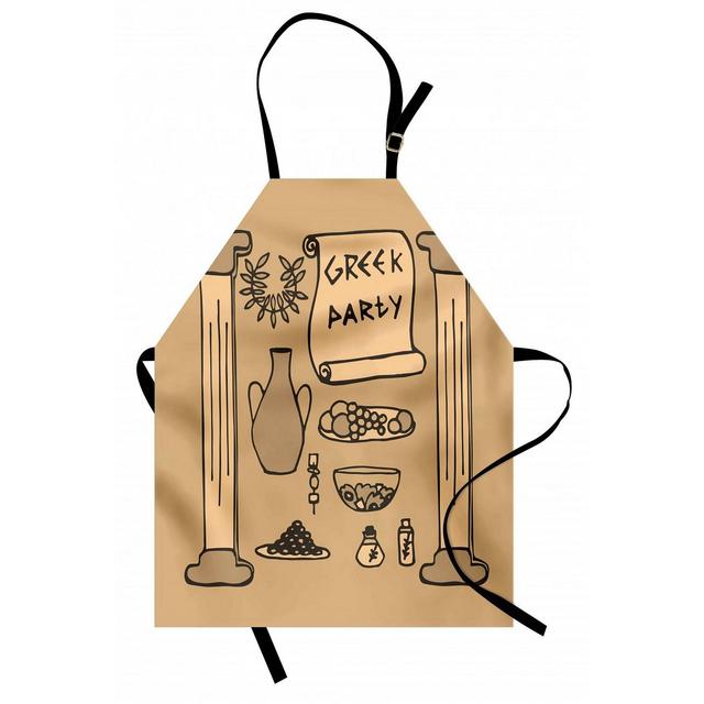 Ambesonne Greek Apron