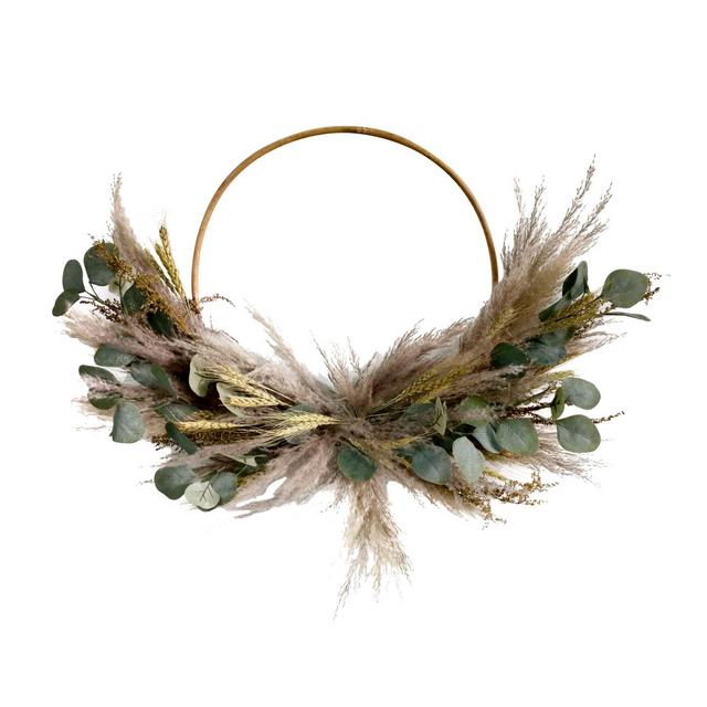Bee & Willow™ 24-Inch Eucalyptus Hoop Wreath