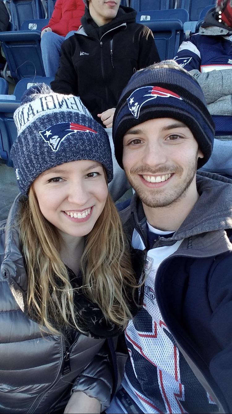First New England Patriots game together 2018