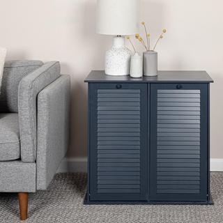 Tilt-out Cabinet Laundry Sorter with Shutter Front
