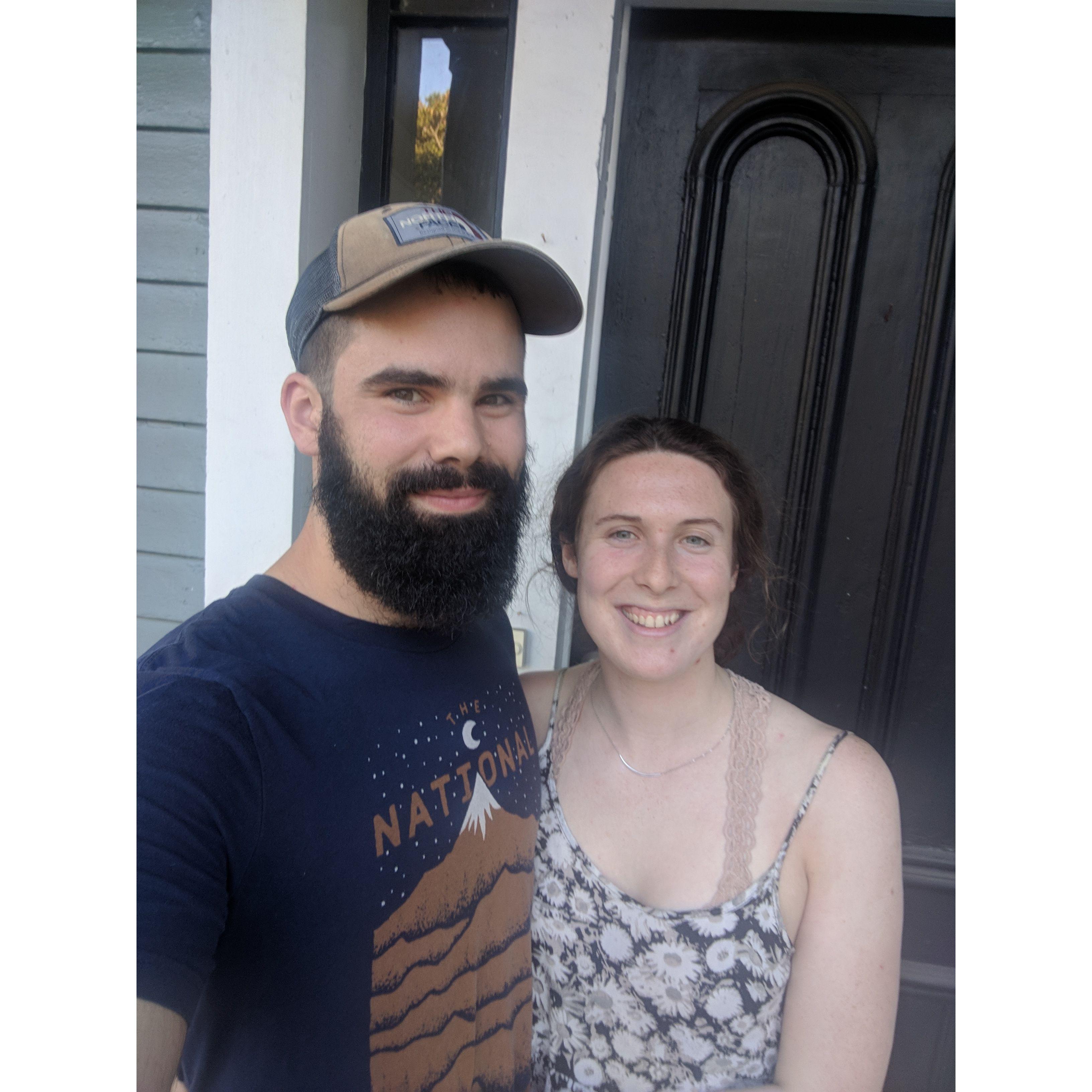 Our first selfie at our new house in sweet home Alabama