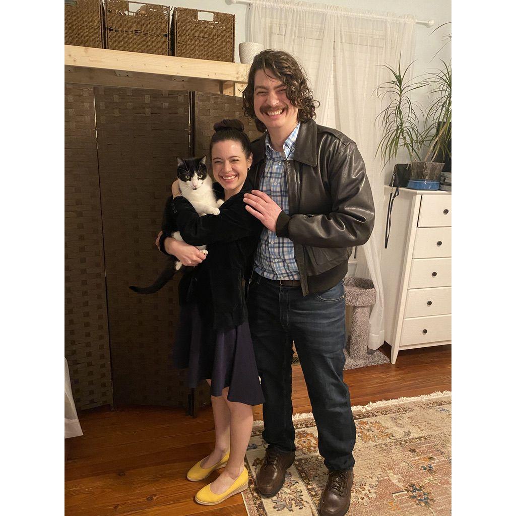 February 2023 ~ Family pic *meanwhile Millie army crawls under the bed*