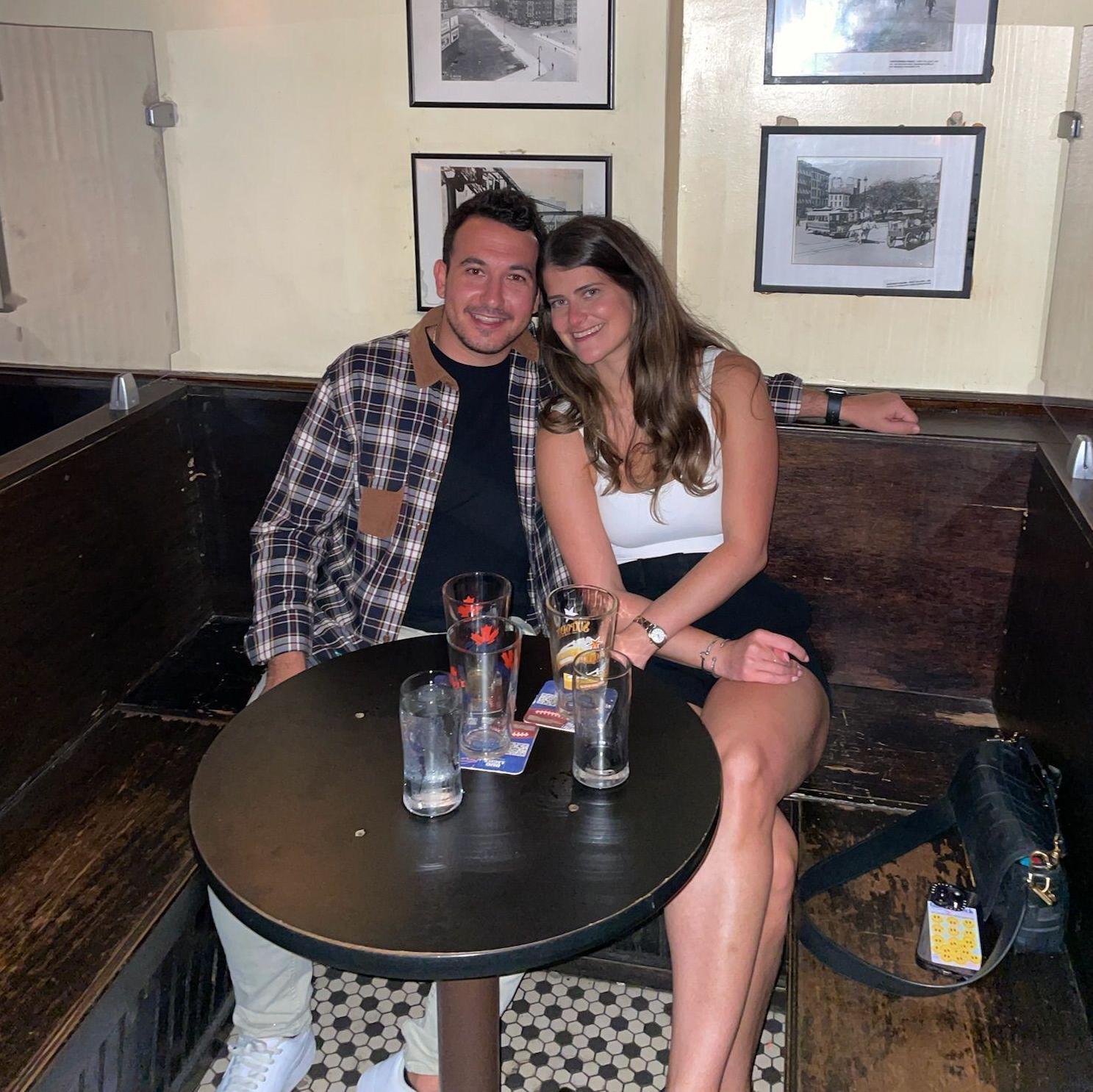 Our second date at Radio Bar in NYC :)