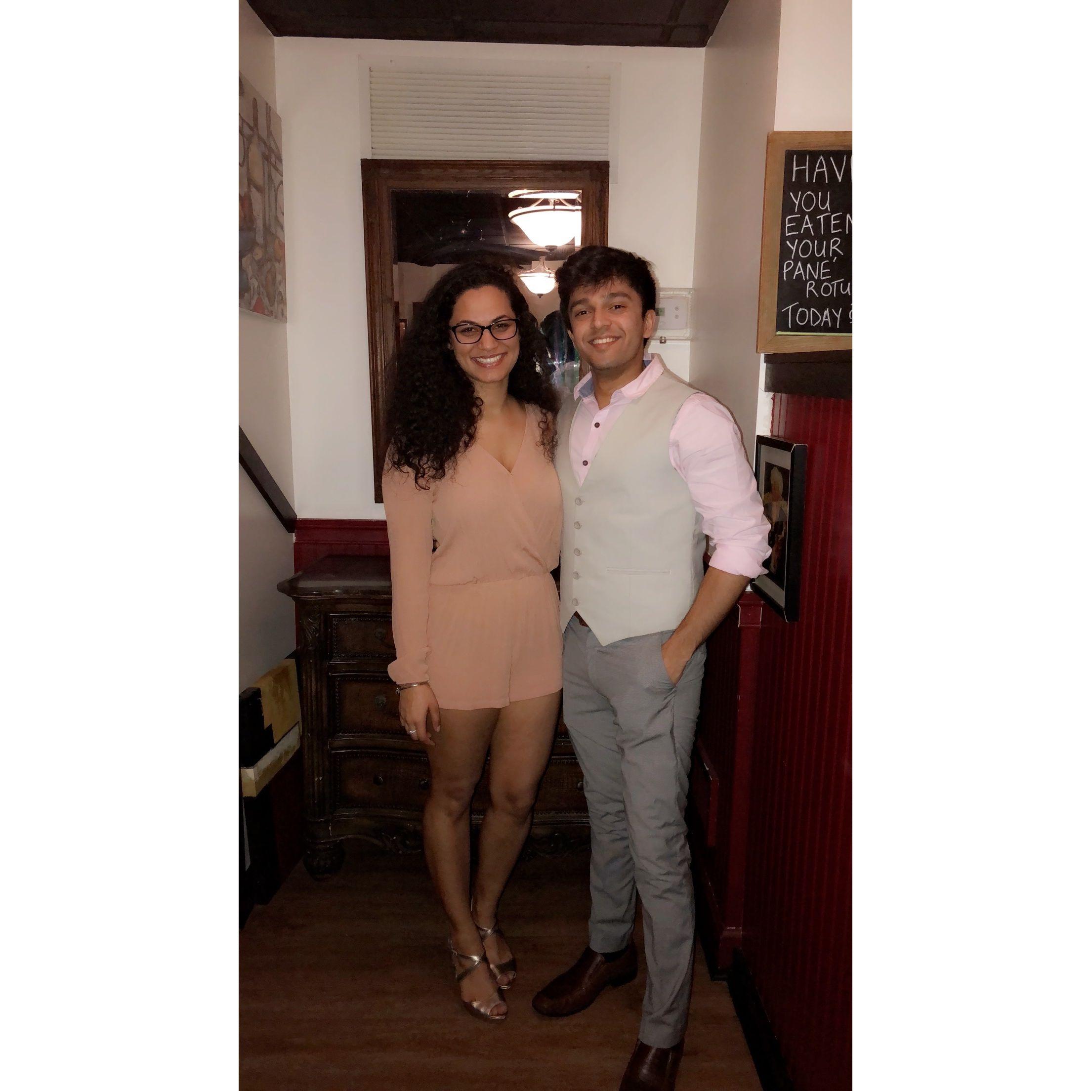 February 18, 2018 - Shelly went out of her way to organize the best birthday party for Puneet with all his friends - celebrating Puneet's birthday together for the first time!