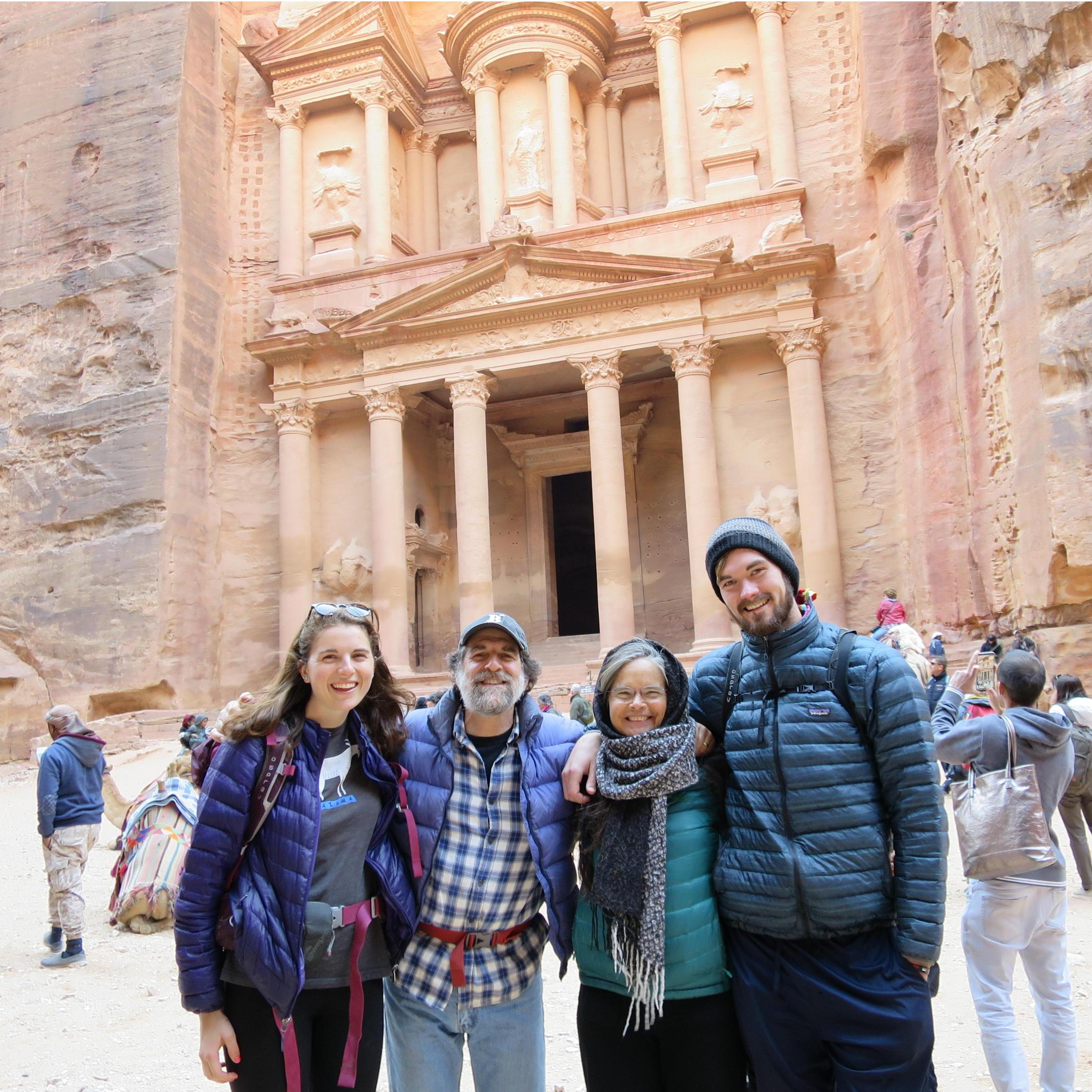 Petra, Jordan with Ruby's parents, March 2019