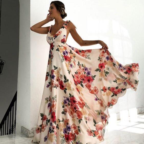 Vestidos de colores vivos y cómodos.