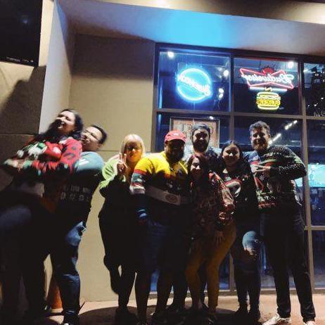 Ugly Christmas Sweater Party -- December 2021.