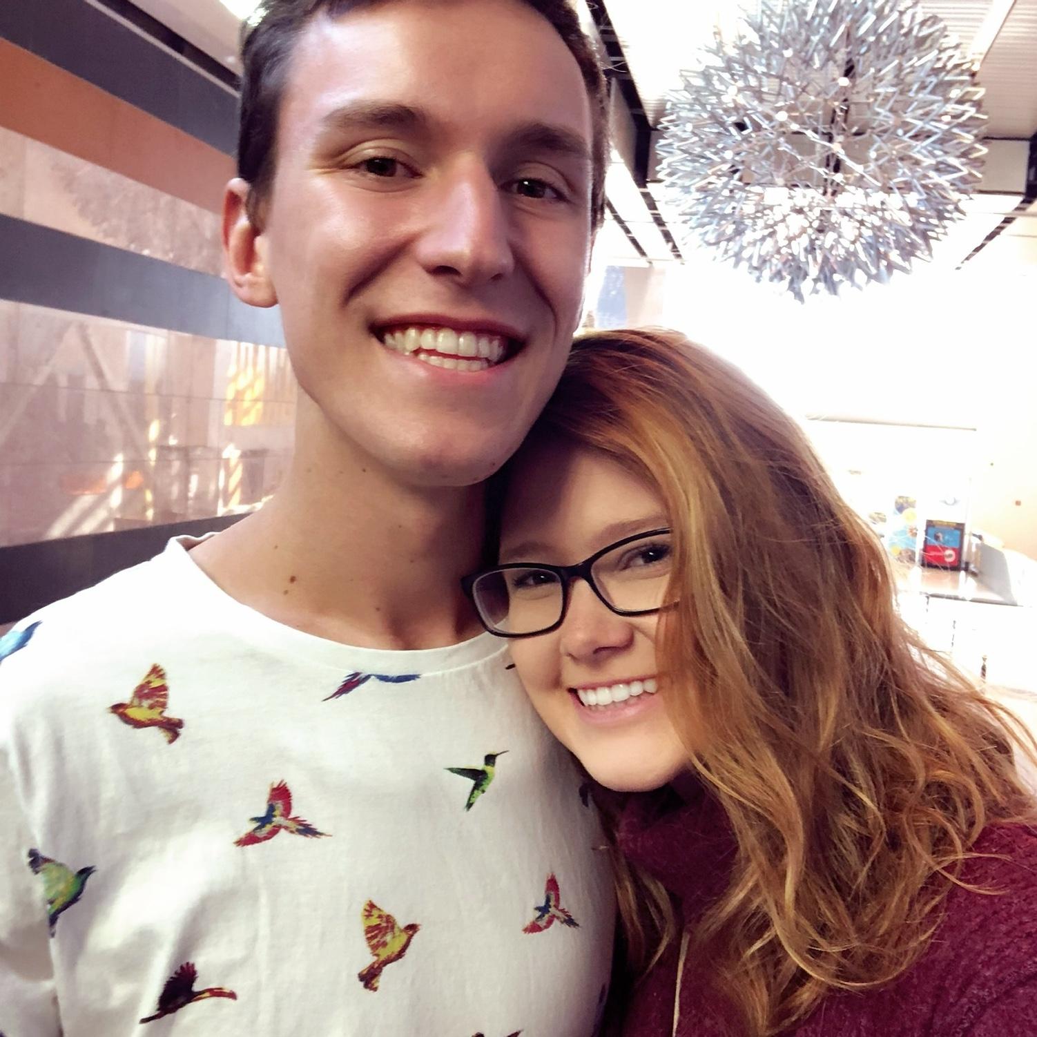 This picture is from our visit to the Liberty Science Center in NJ. We saw a space presentation in their dome theater - it was awesome!