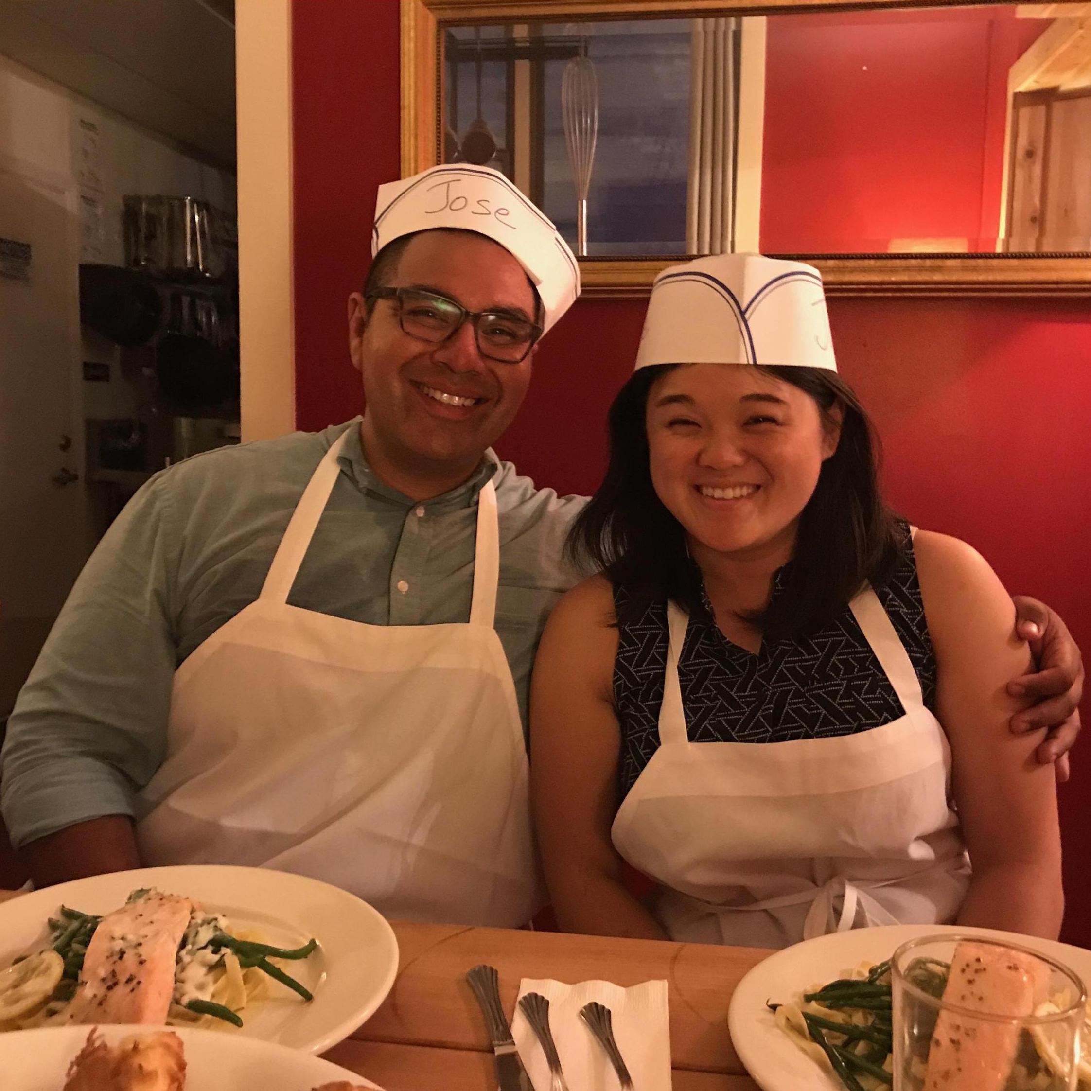 Training to become master chefs!