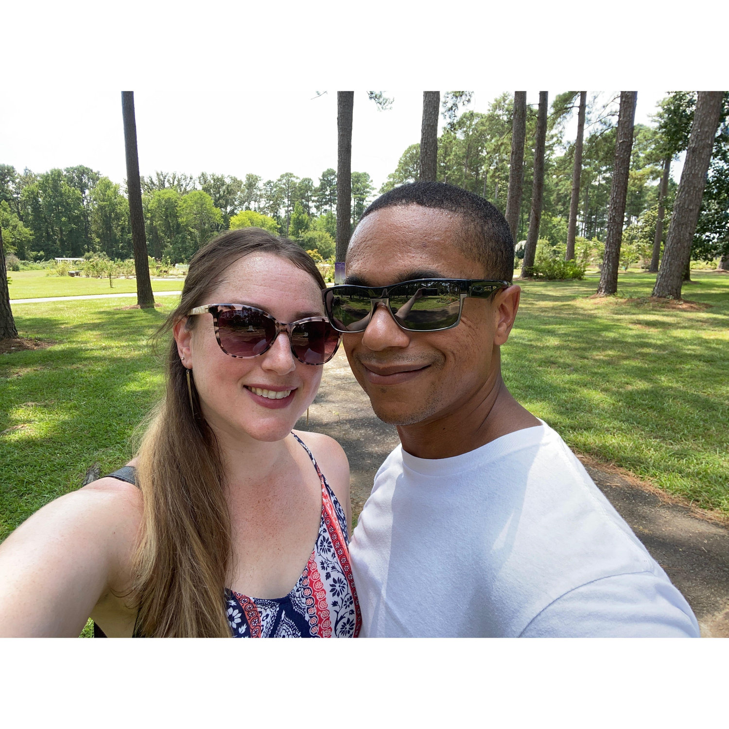 A visit to a rose garden in Louisiana.