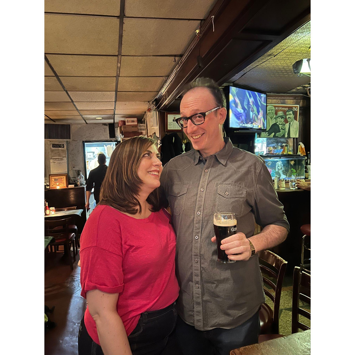 Celebrating the premiere of My Father's Play, April 2023.