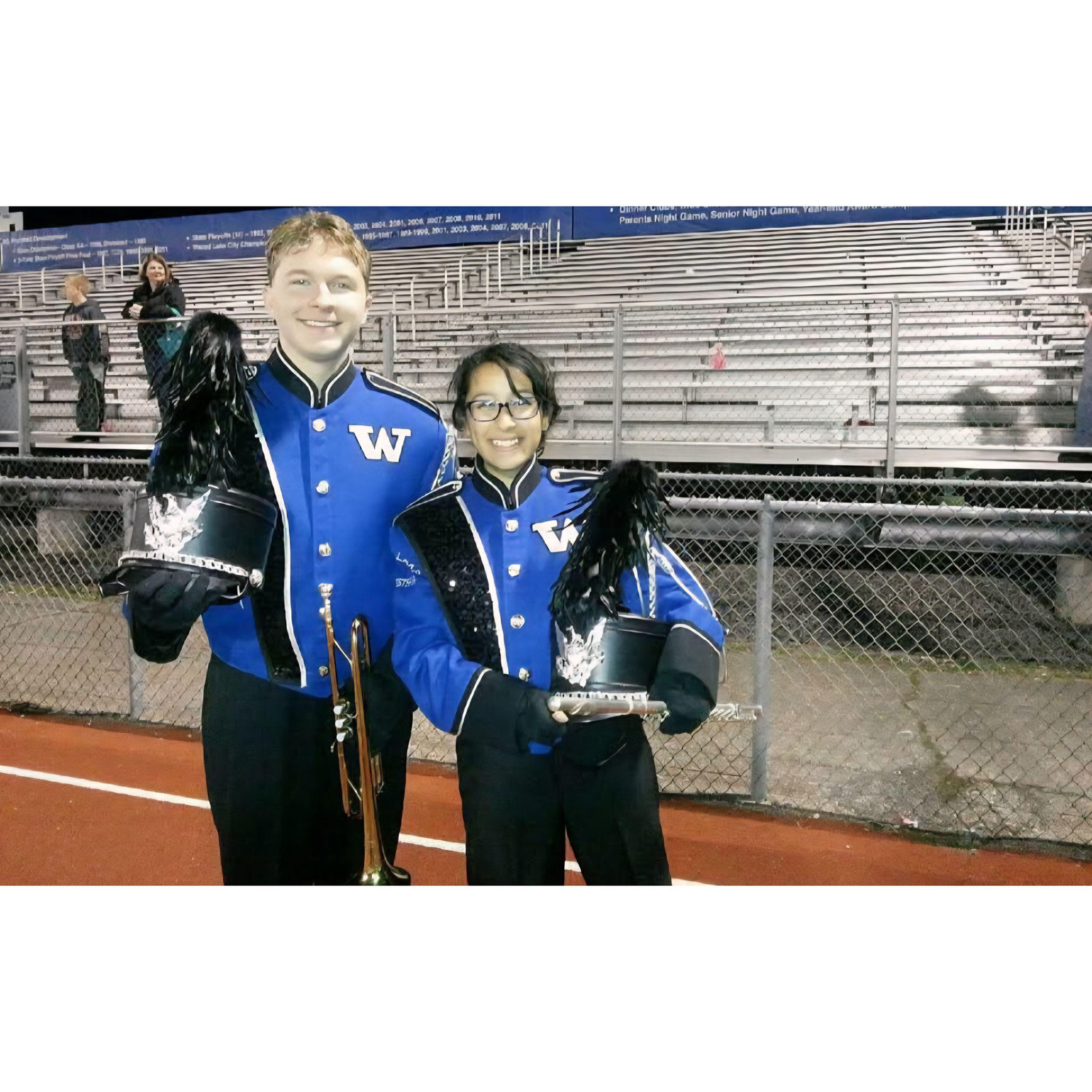 Our first picture together (2014)