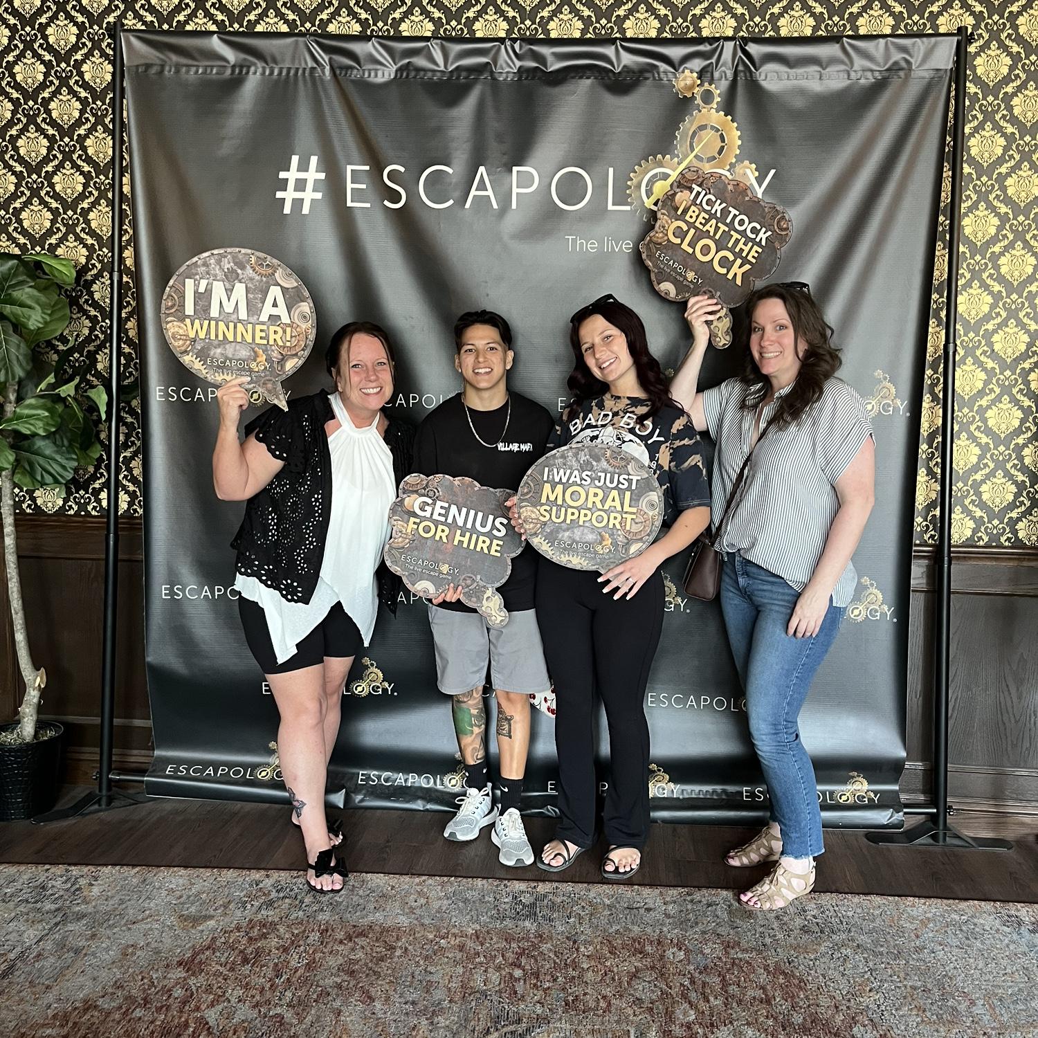 escape room with our heroes
