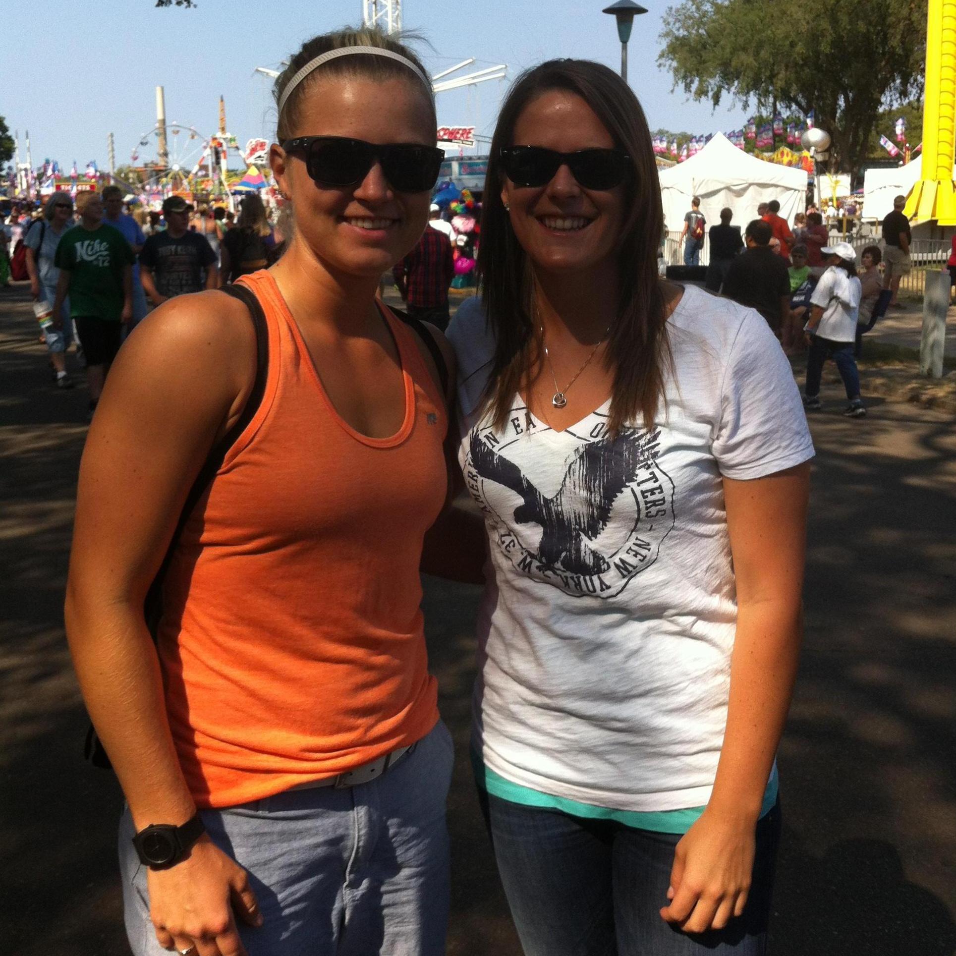 At Heidi's favorite event in Minnesota: The State Fair!