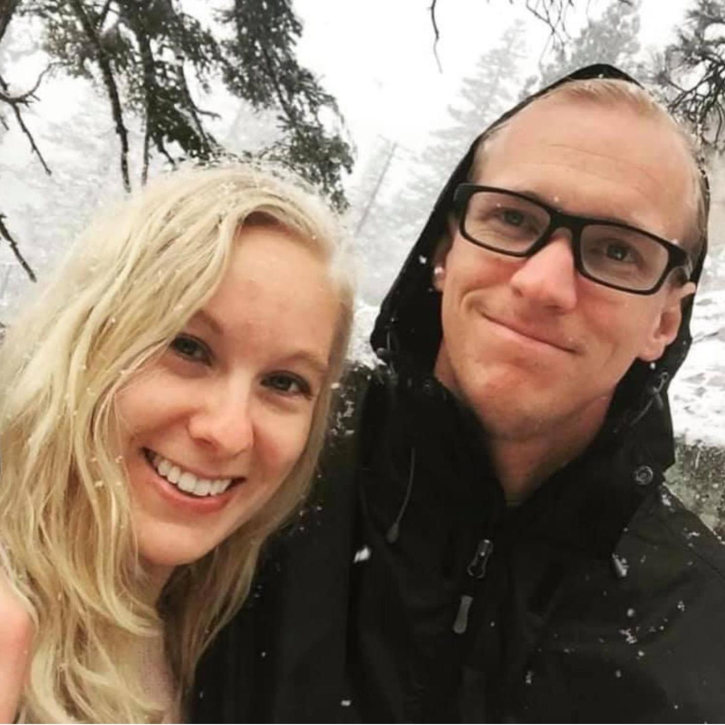Took the tram up to Mt. San Jacinto State Park and it was SNOWING!