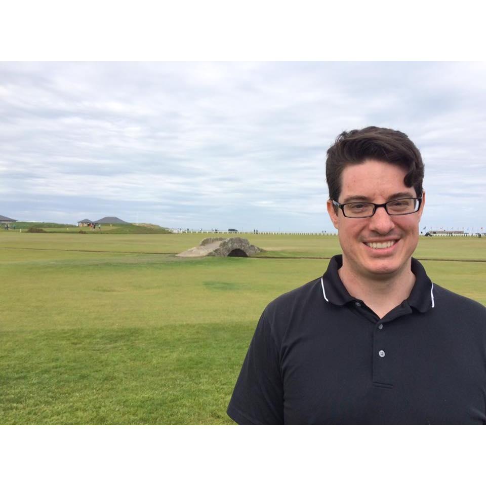 David at The Old Course in Scotland
