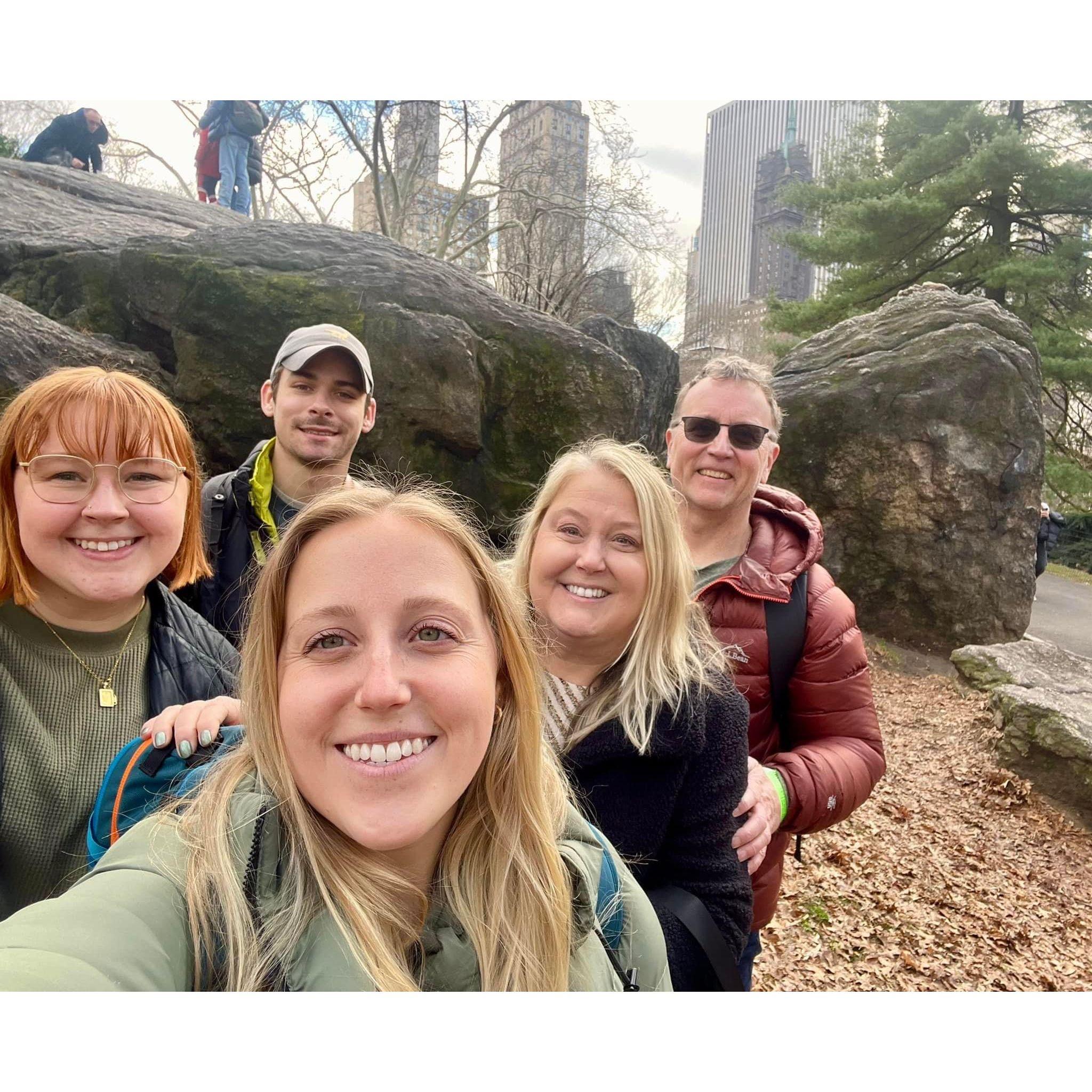 A trip to NYC with Jenna's family