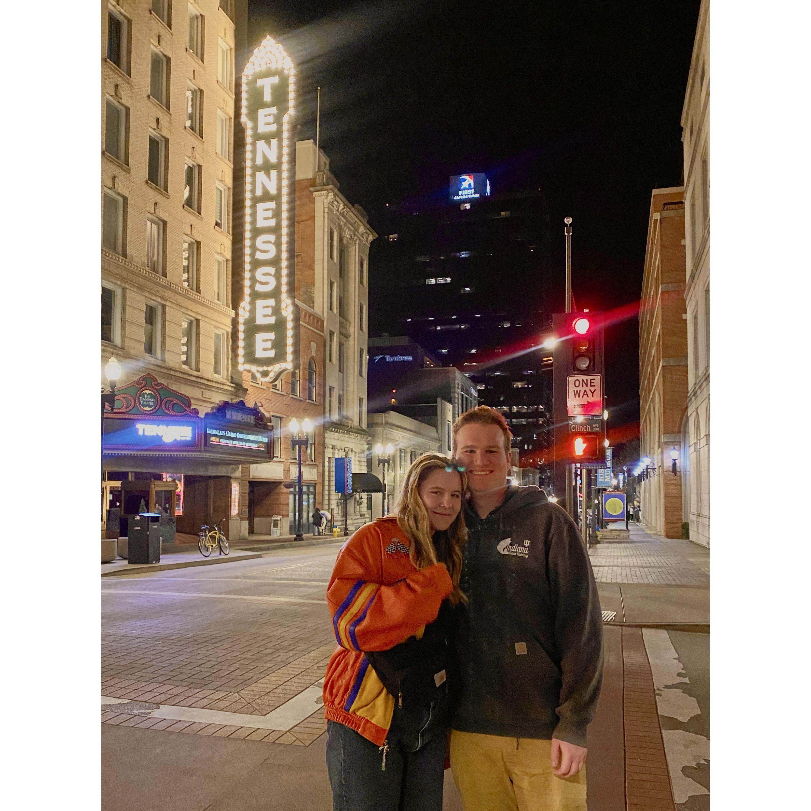 Shelby's first trip to Knoxville!