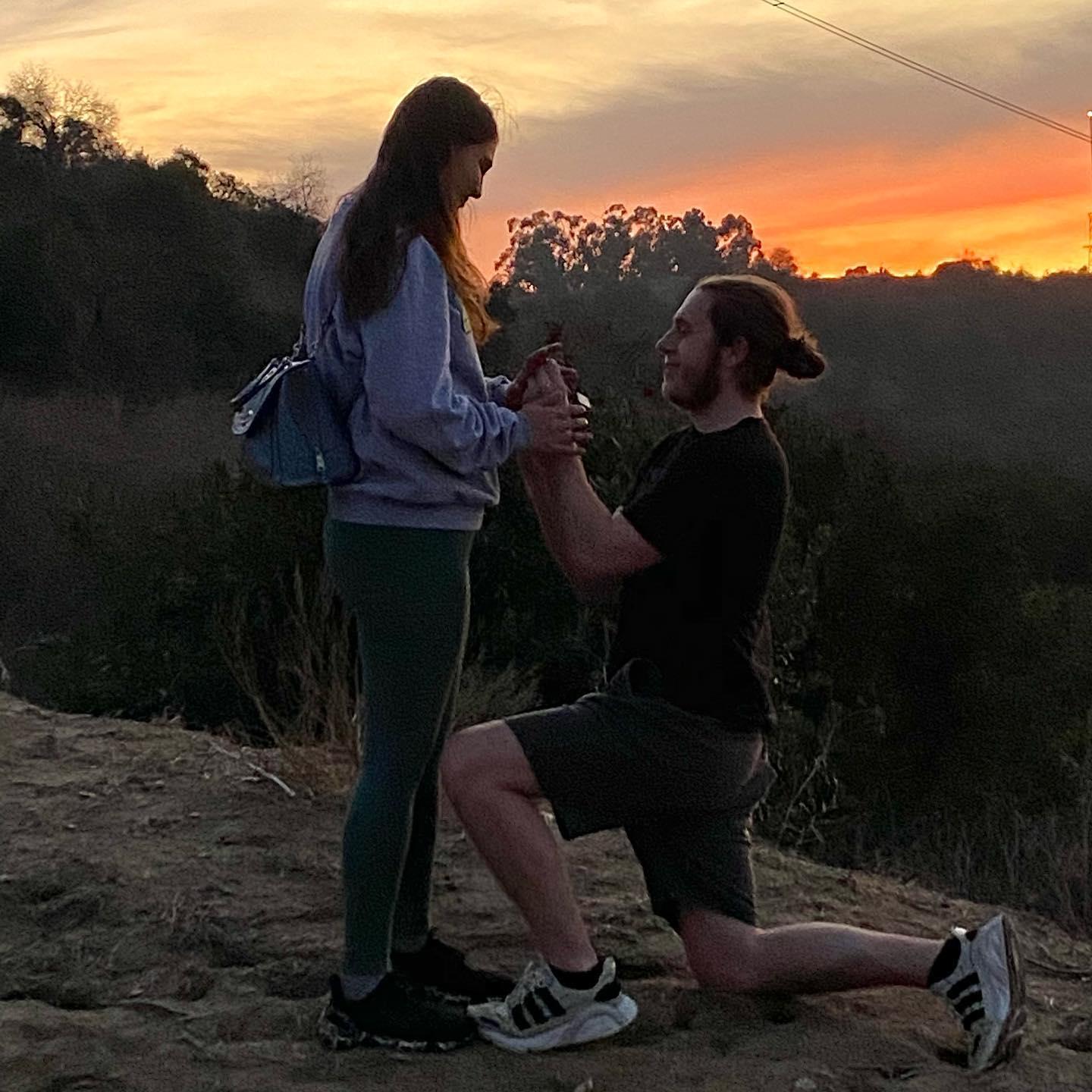When he proposed!
