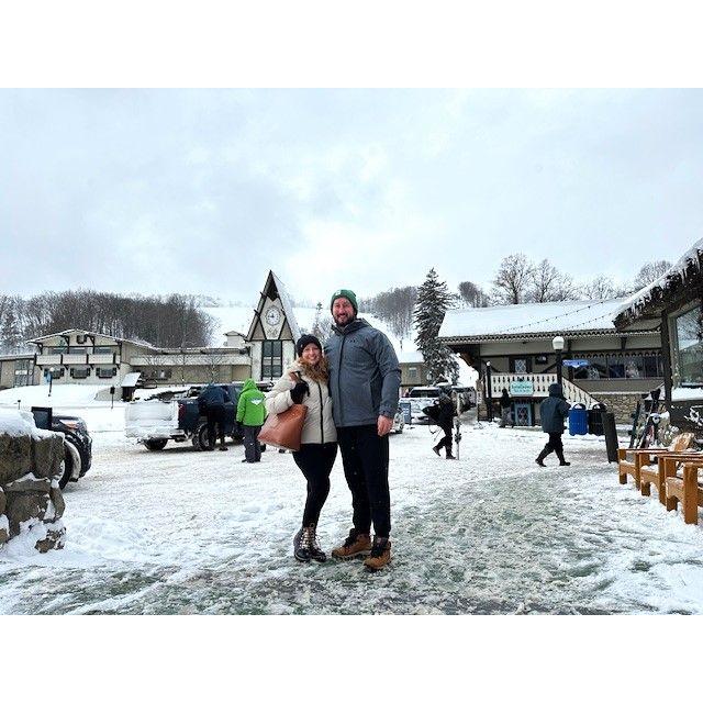 Our 1st ski trip as a couple