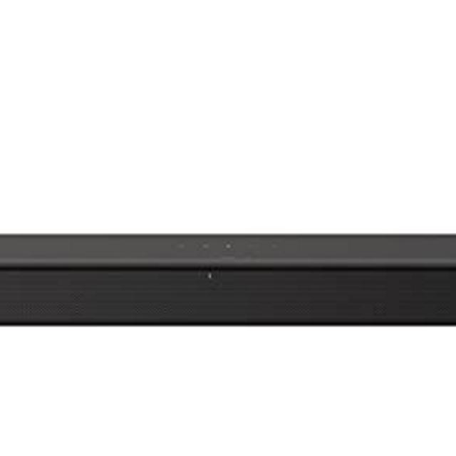 Sony S100F 2.0ch Soundbar with Bass Reflex Speaker, Integrated Tweeter and Bluetooth, (HTS100F), easy setup, compact, home office use with clear sound black