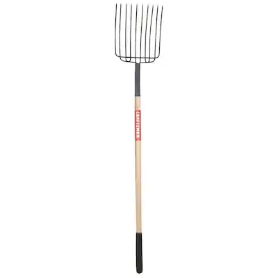 CRAFTSMAN 55-in L Wood-Handle Welded Steel Bedding Fork
