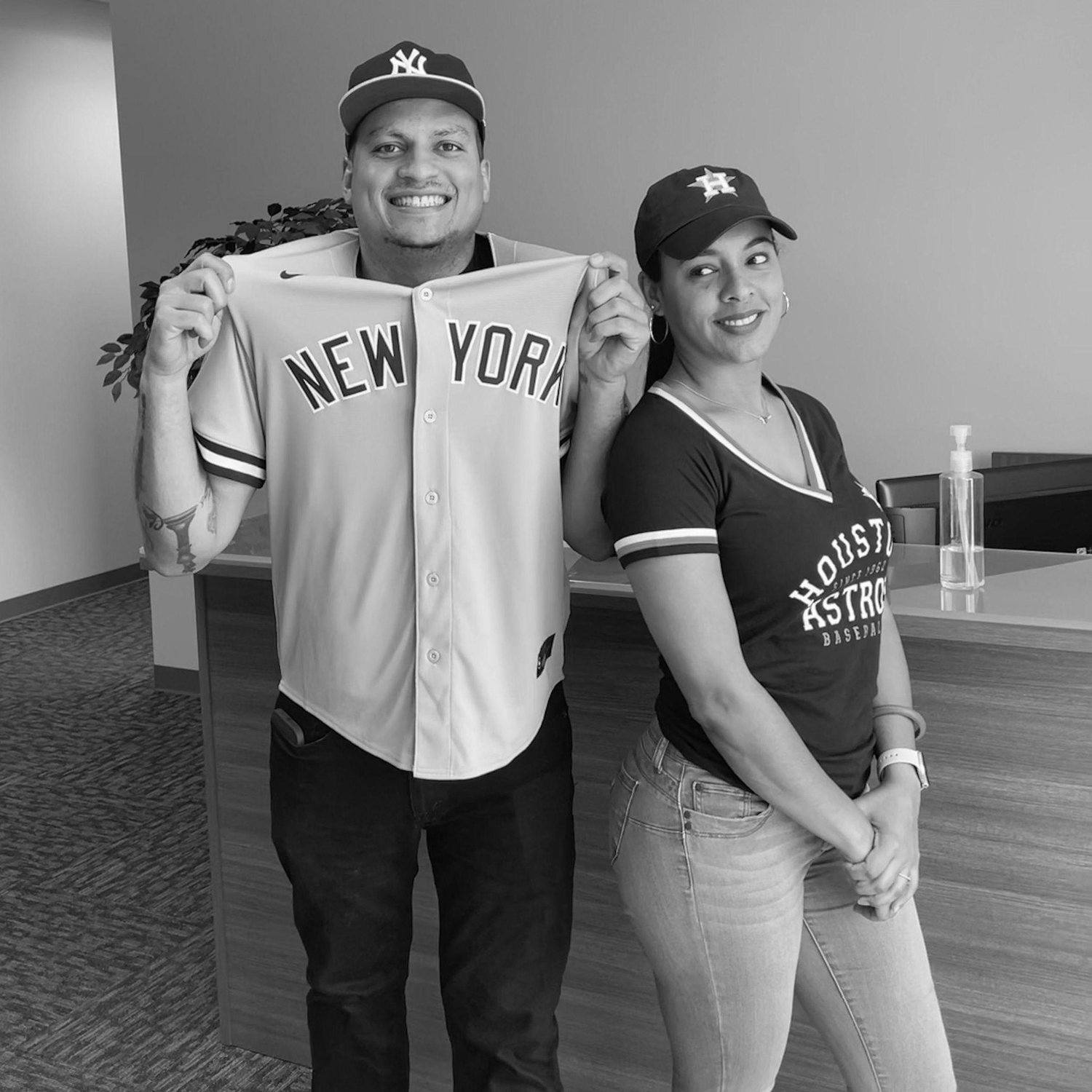 Always rooting for different teams!