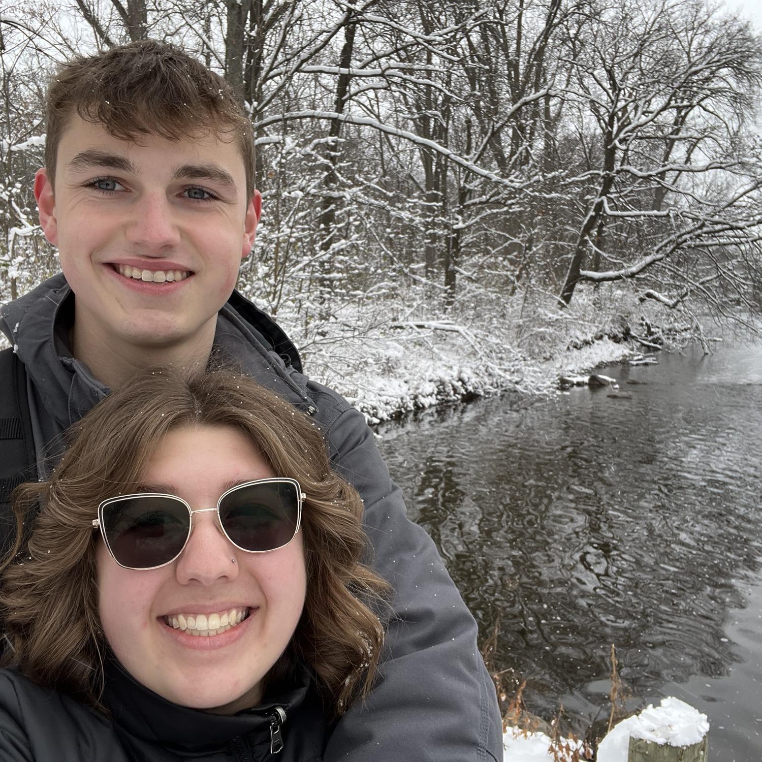 Our very first photo together!