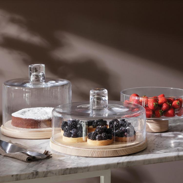 LSA International, Lotta Cheese/Patries Dome & Ash Base | Zola